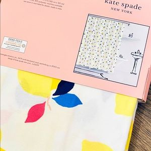 Kate spade lemon shower curtain